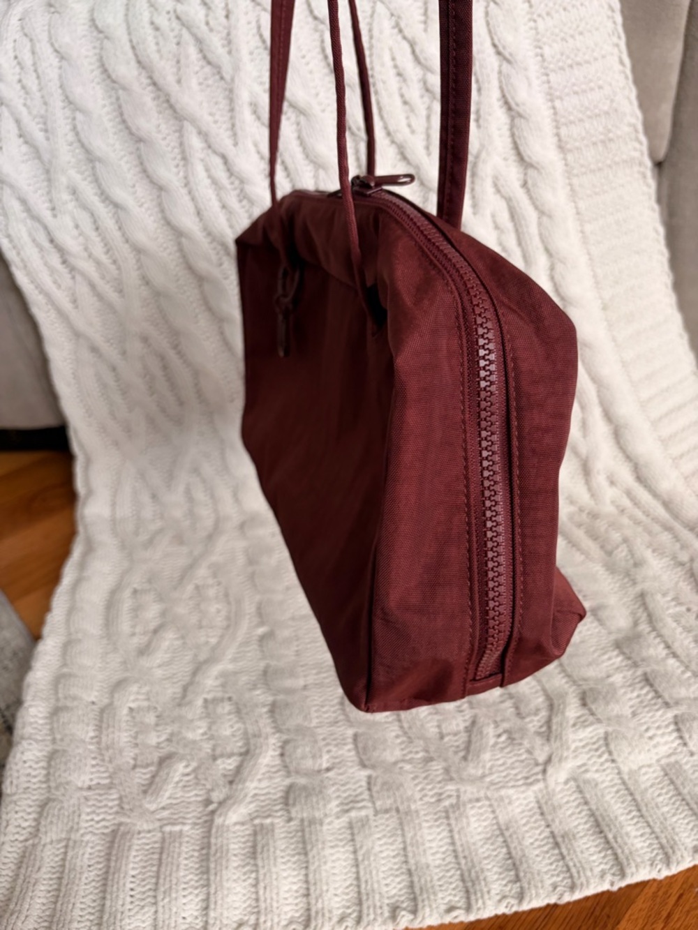 BAGGU regular size bowler bag mahogany - Picture 3 of 4